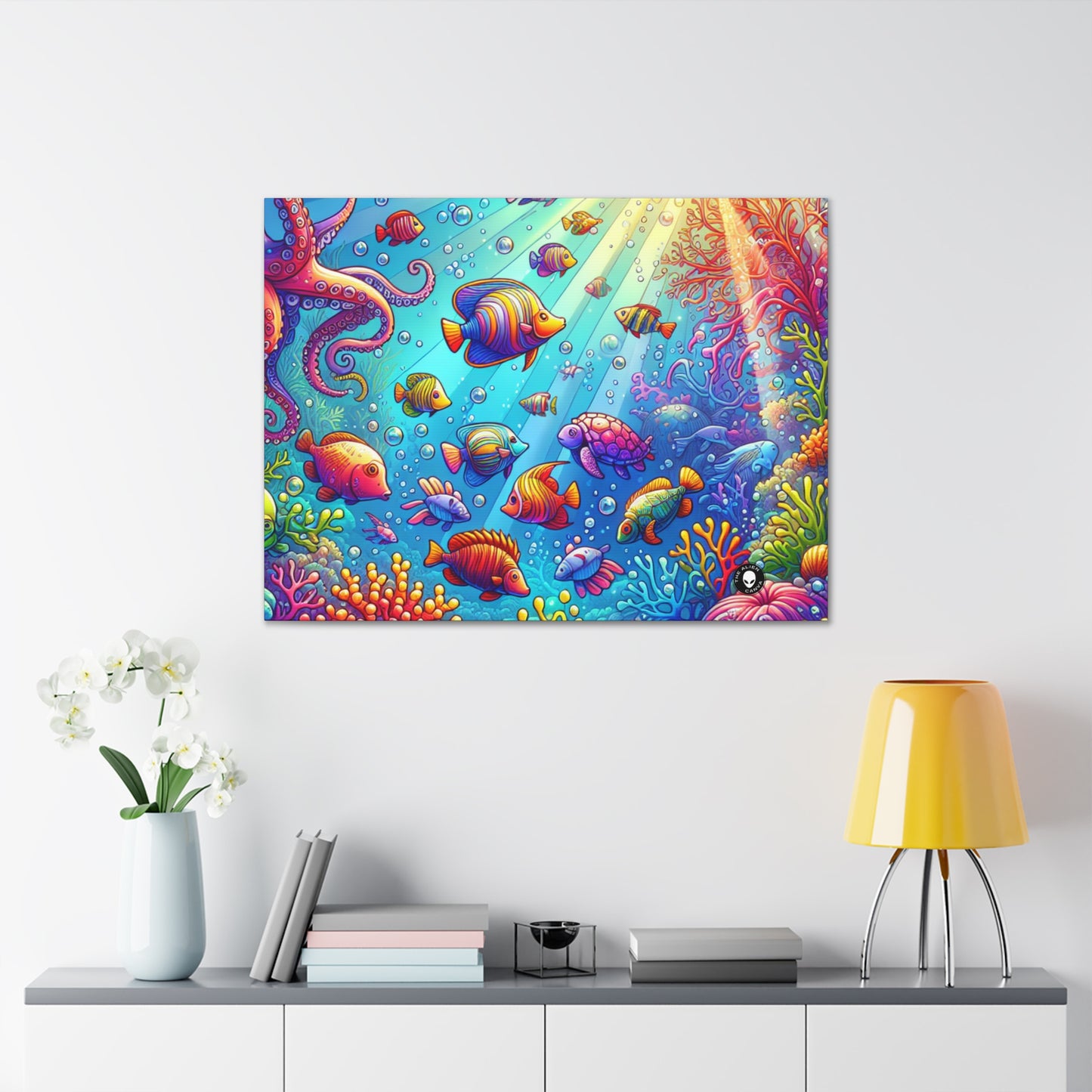 "Seaside Soiree: A Dance Party Under the Sea" - The Alien Canva