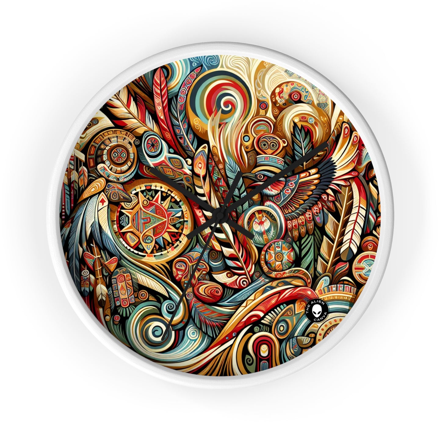 "Sacred Southwest: A Celebration of Indigenous Art" - The Alien Wall Clock Indigenous Art