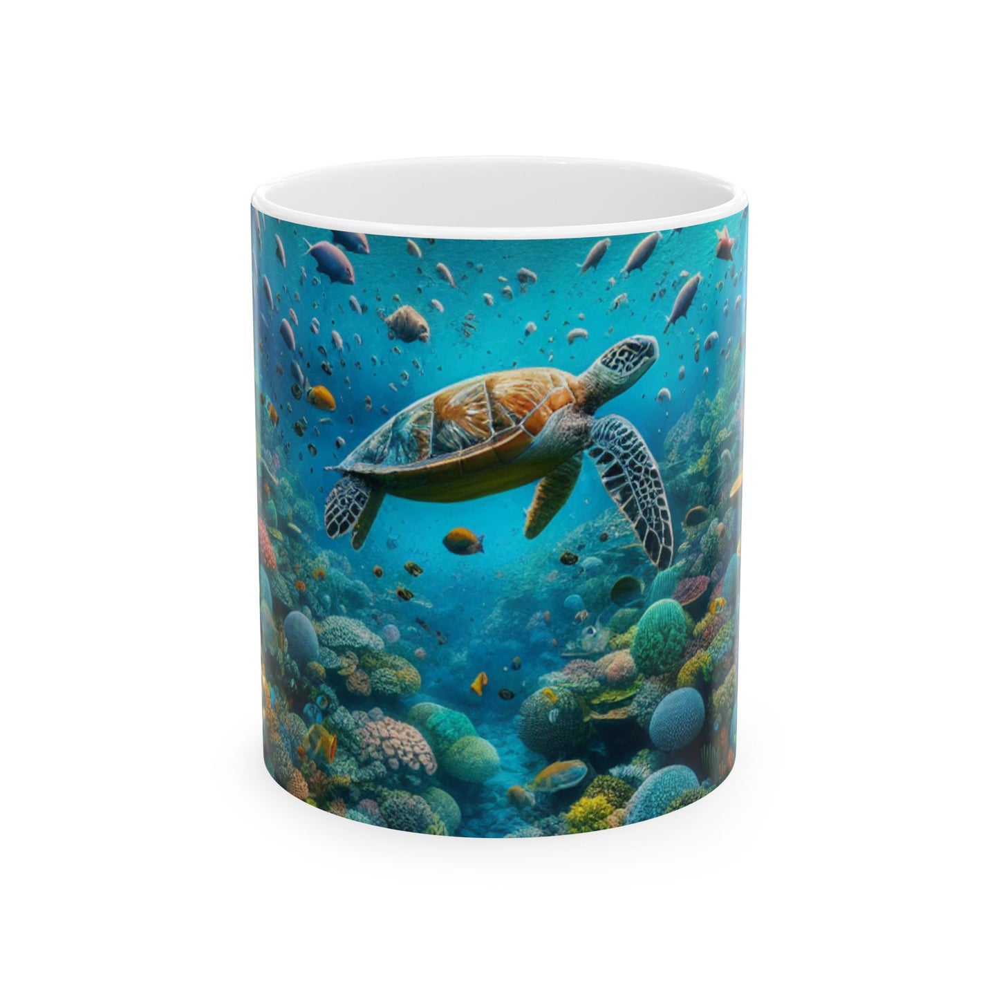 "Beneath the Surface: An Underwater Wonderland" - The Alien Ceramic Mug 11oz