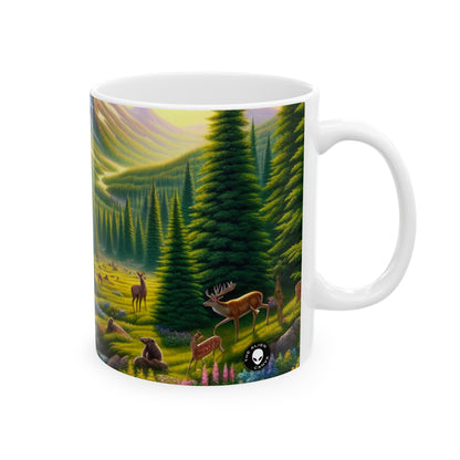 "Soulful Realism: Capturing Emotions in Portraiture" - The Alien Ceramic Mug 11oz Realism