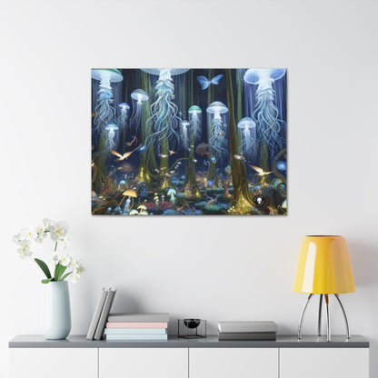 "Jellyfish Grove: A Luminescent Fantasy Forest" - The Alien Canva