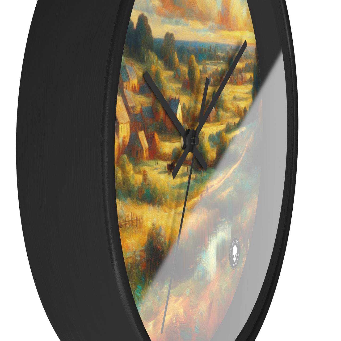 "Crepúsculo del bosque de hadas" - El reloj de pared alienígena Neoromanticismo