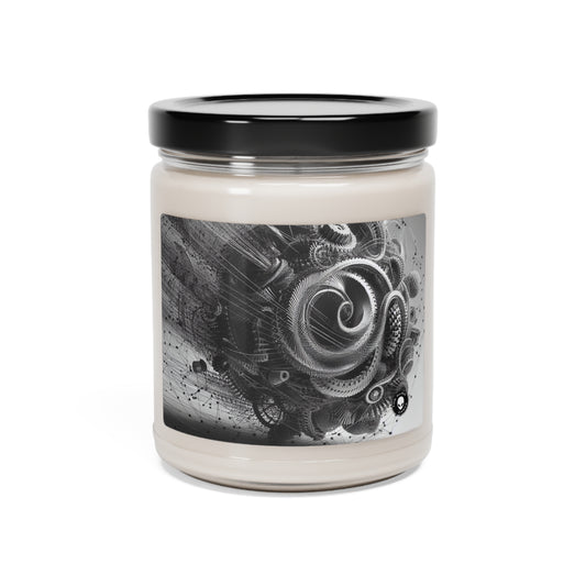 "Serenity in Flight: A Kinetic Avian Sculpture" - The Alien Scented Soy Candle 9oz Kinetic Sculpture