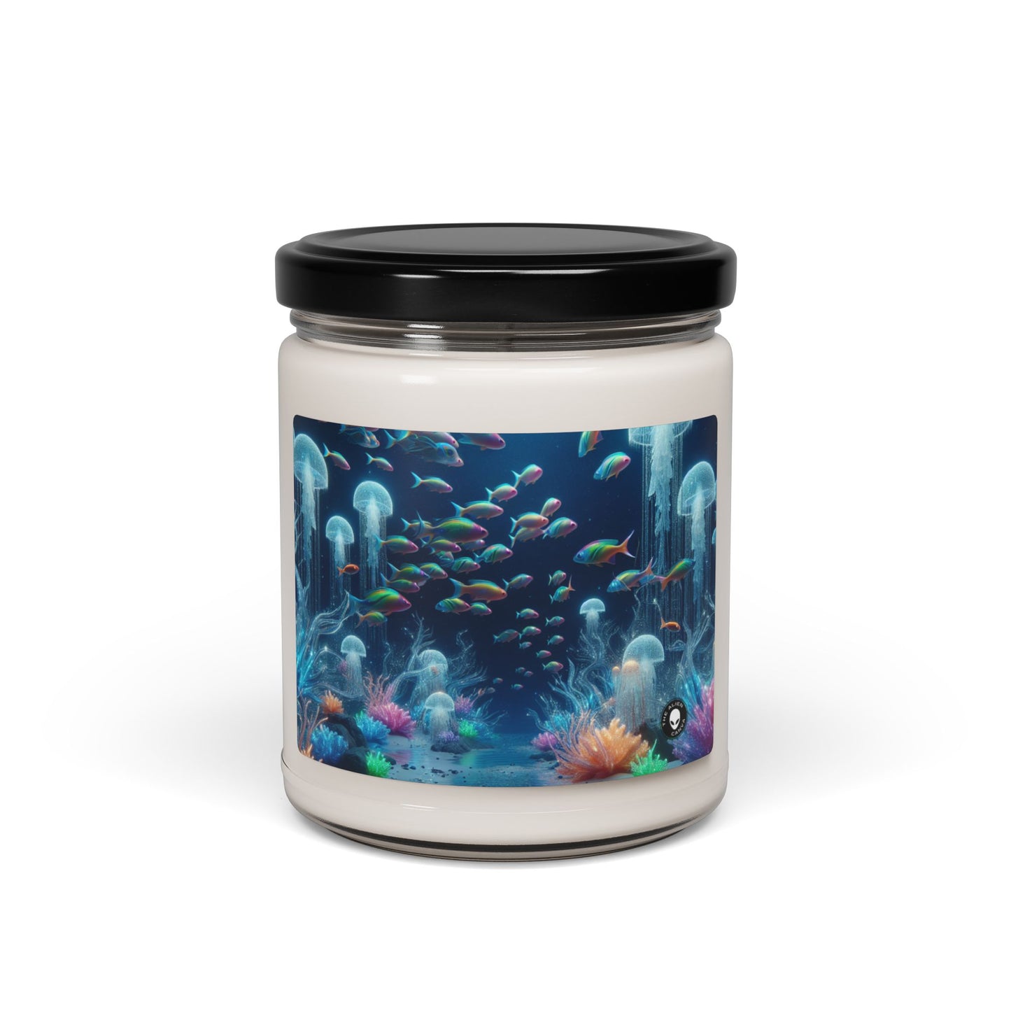 "Neon Dreams: The Underwater Wonderland" - The Alien Scented Soy Candle 9oz