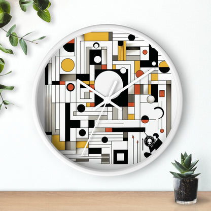 "Equilibrio en abstracto: suprematismo geométrico" - El suprematismo del reloj de pared alienígena