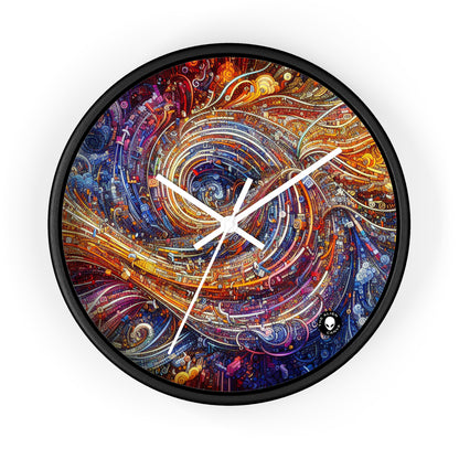 'Cyber ​​Journeys' - El reloj de pared alienígena Arte digital