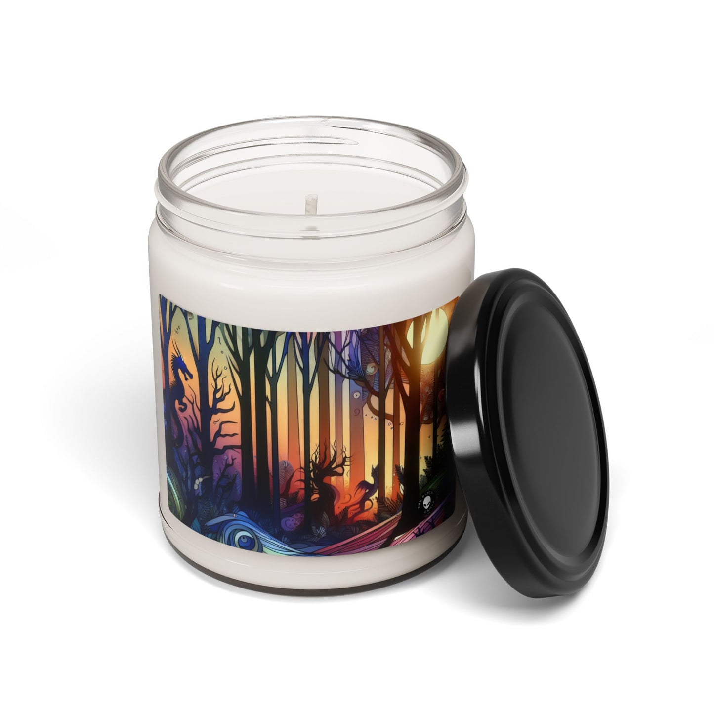 « Mystical Twilight : Créatures de la forêt » - Bougie parfumée au soja Alien 9oz