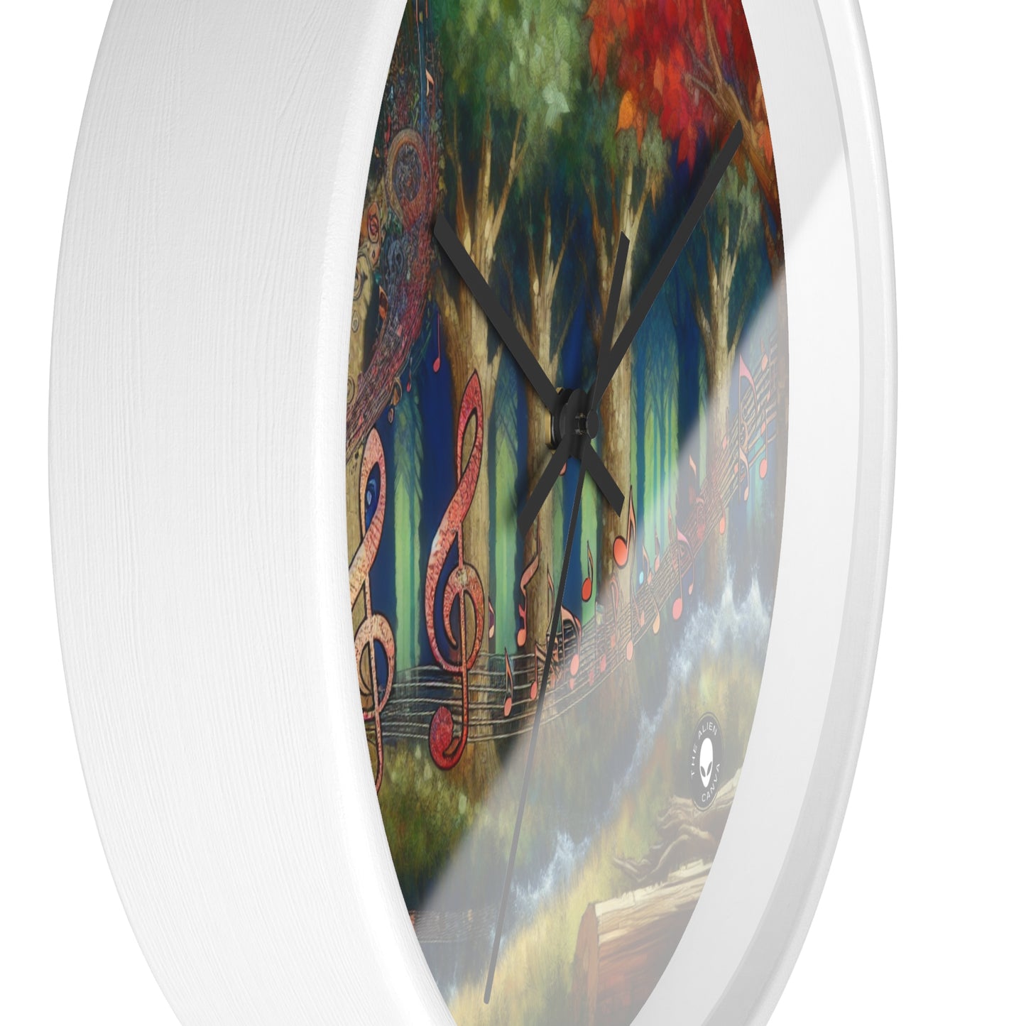 "Melodic Grove" - The Alien Wall Clock