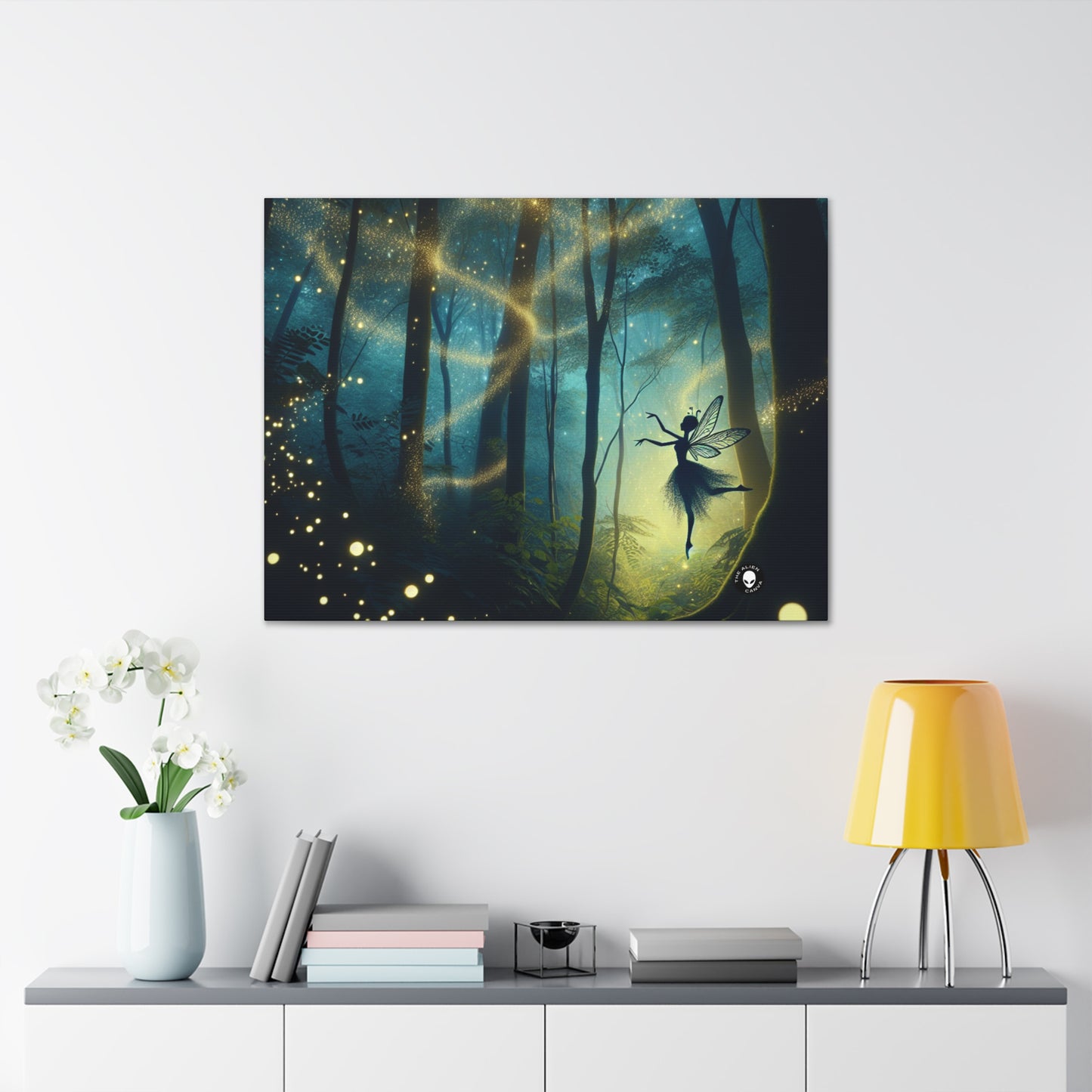 "Enchanted Forest: Firefly Dance" - The Alien Canva