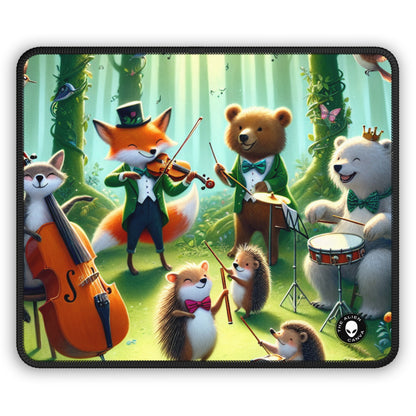 "Melodious Menagerie: Musical Animals in the Enchanted Forest" - The Alien Gaming Mouse Pad