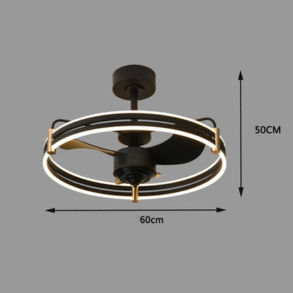 Luz de techo integrada del dormitorio del ventilador eléctrico de frecuencia variable