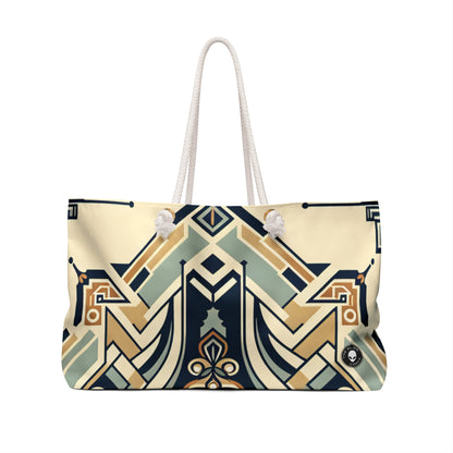 "Glamorous Nights: An Art Deco Cityscape" - The Alien Weekender Bag Art Deco