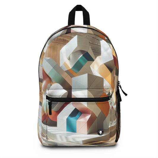 "Reflecting Identity: A Distorted Perspective" - The Alien Backpack Installation Art