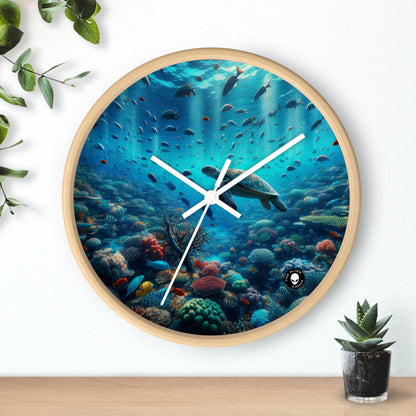 "Underwater Wonderland" - The Alien Wall Clock