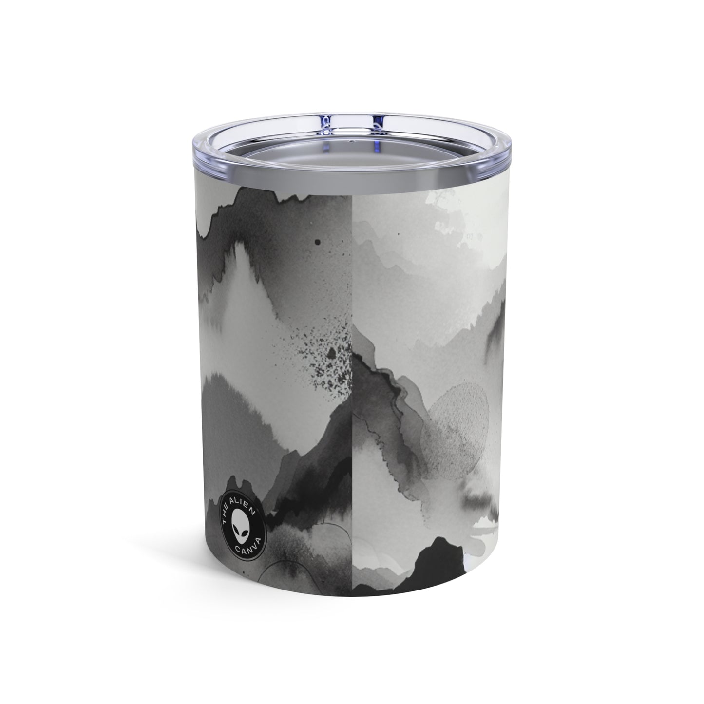 « Whispers of the Moonlit Grove » - La peinture à l'encre Alien Tumbler 10oz