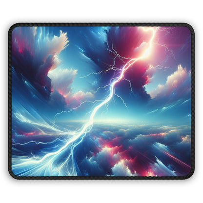 "Electricidad en el cielo" - The Alien Gaming Mouse Pad Estilo de arte digital