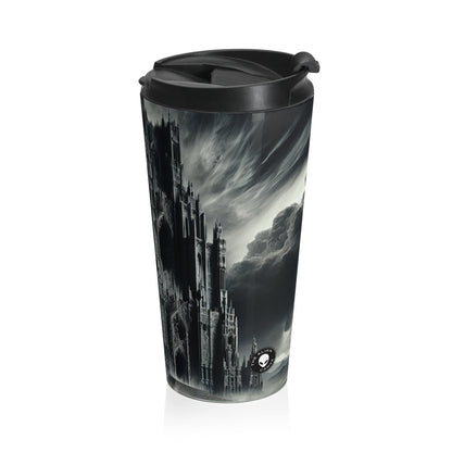 "La Torre de las Sombras de Sauron" - La taza de viaje de acero inoxidable alienígena