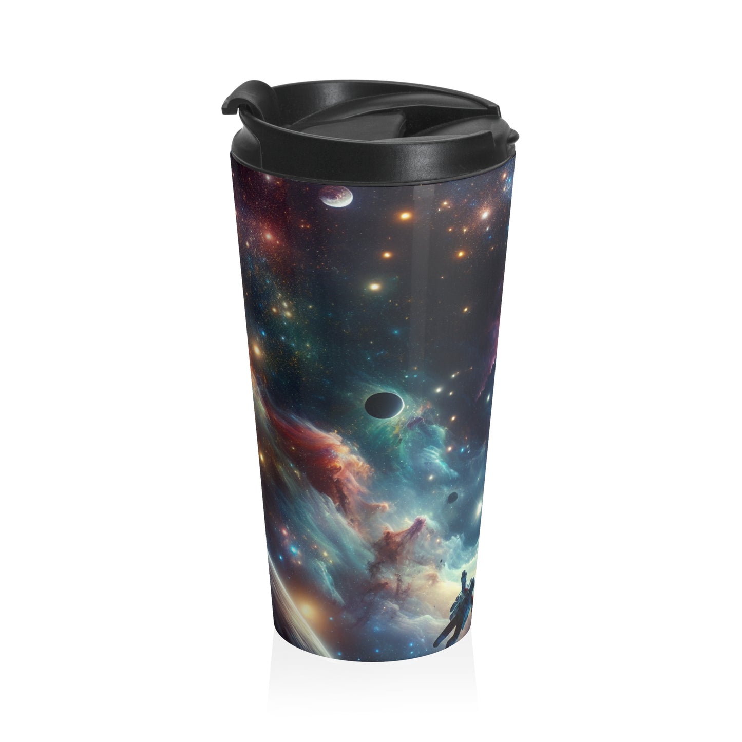 « Galactic Explorer » – La tasse de voyage en acier inoxydable Alien