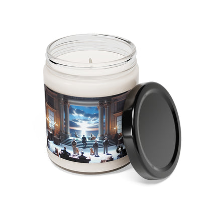 Title: "Ocean Symphony: A Photorealistic Ode to the Crashing Waves" - The Alien Scented Soy Candle 9oz Photorealism