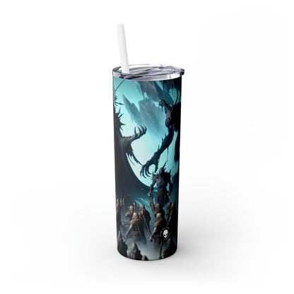 "La bataille pour l'anneau unique" - The Alien Maars® Skinny Tumbler avec paille 20oz