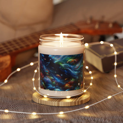 "Enchantment Under the Stars: A Mystical Underwater Journey" - The Alien Scented Soy Candle 9oz