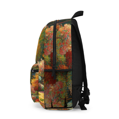 "Fauvista Garden Oasis" - La mochila extraterrestre estilo fauvismo