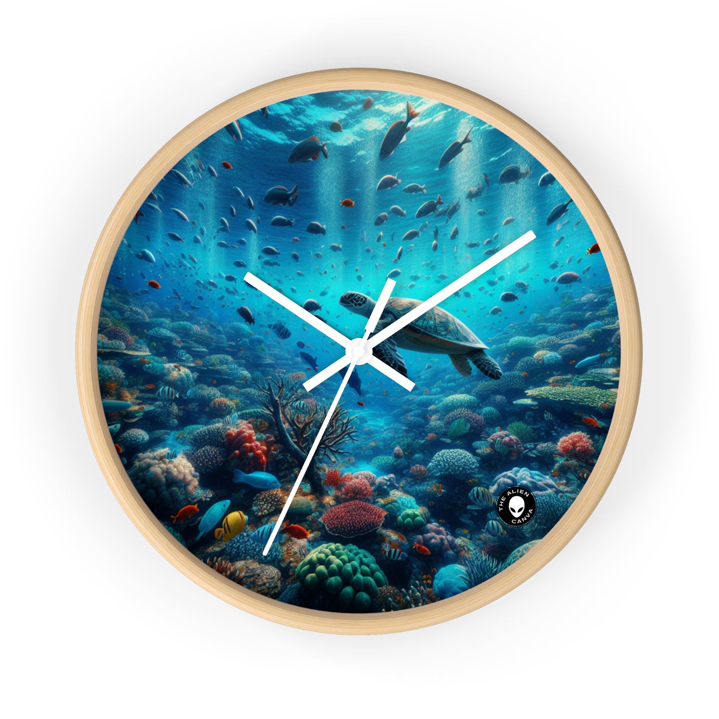 "Underwater Wonderland" - The Alien Wall Clock