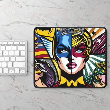 "Heroes of Pop Art: An Intermixing of Icons" - The Alien Gaming Mouse Pad Pop Art Style