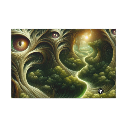 "Watchful Woods: The Path to Enchantment" - The Alien Canva