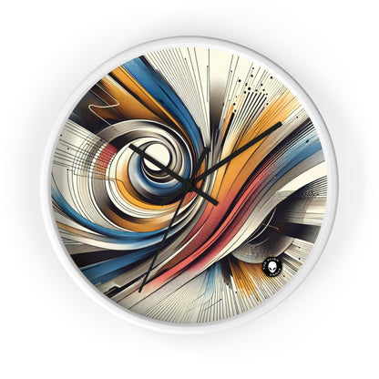 "Mechanical Harmony: A Kinetic Art Installation" - The Alien Wall Clock Kinetic Art