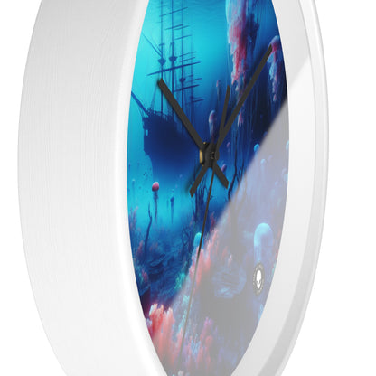 "Jellyfish Haven: A Surreal Underwater World" - The Alien Wall Clock