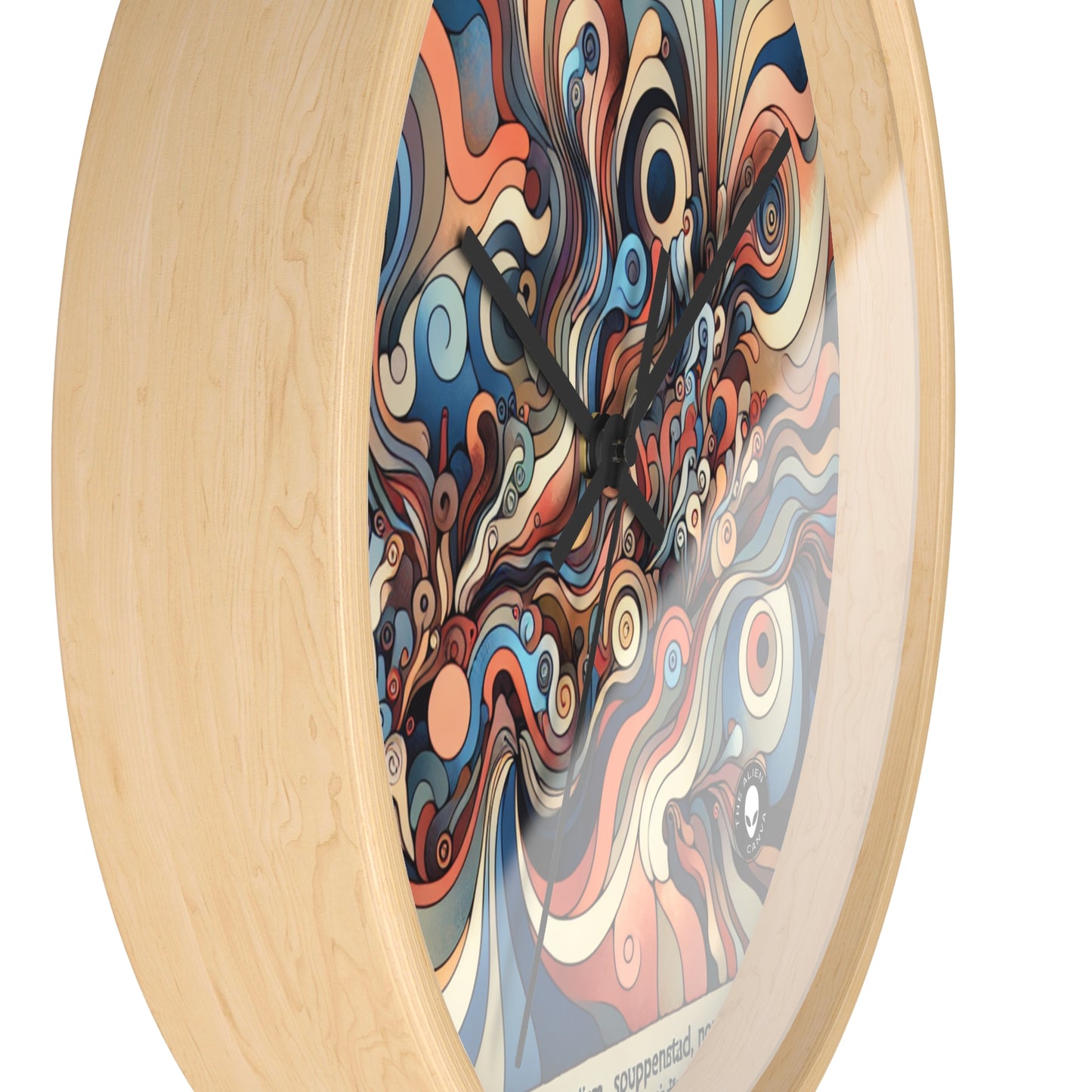 "Unleashing the Unconscious: A Surrealistic Exploration" - The Alien Wall Clock Surrealist Automatism