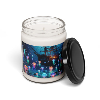 "Glowing Jellyfish Paradise: A Dreamy Underwater Adventure" - The Alien Scented Soy Candle 9oz