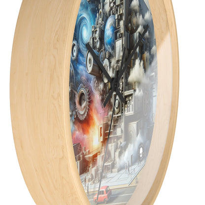 "Transformations symboliques : réalisme conceptuel dans les objets du quotidien" - The Alien Wall Clock Réalisme conceptuel