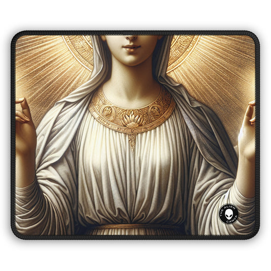 "The Radiant Madonna" - The Alien Gaming Mouse Pad Religious Art