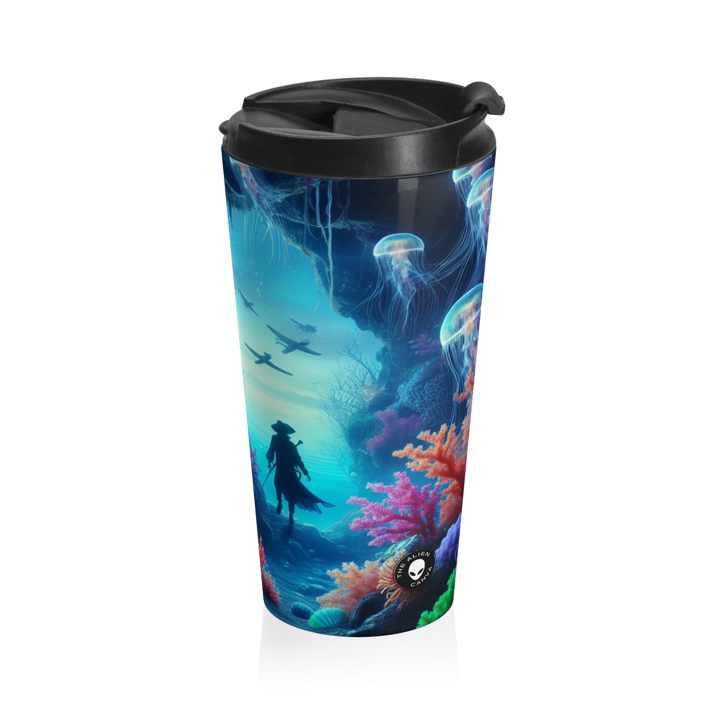 "Treasures of the Deep" - The Alien Stainless Steel Travel Mug