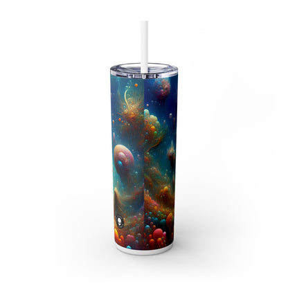 « Paysage de rêve aquatique enchanteur » - The Alien Maars® Skinny Tumbler avec paille 20oz