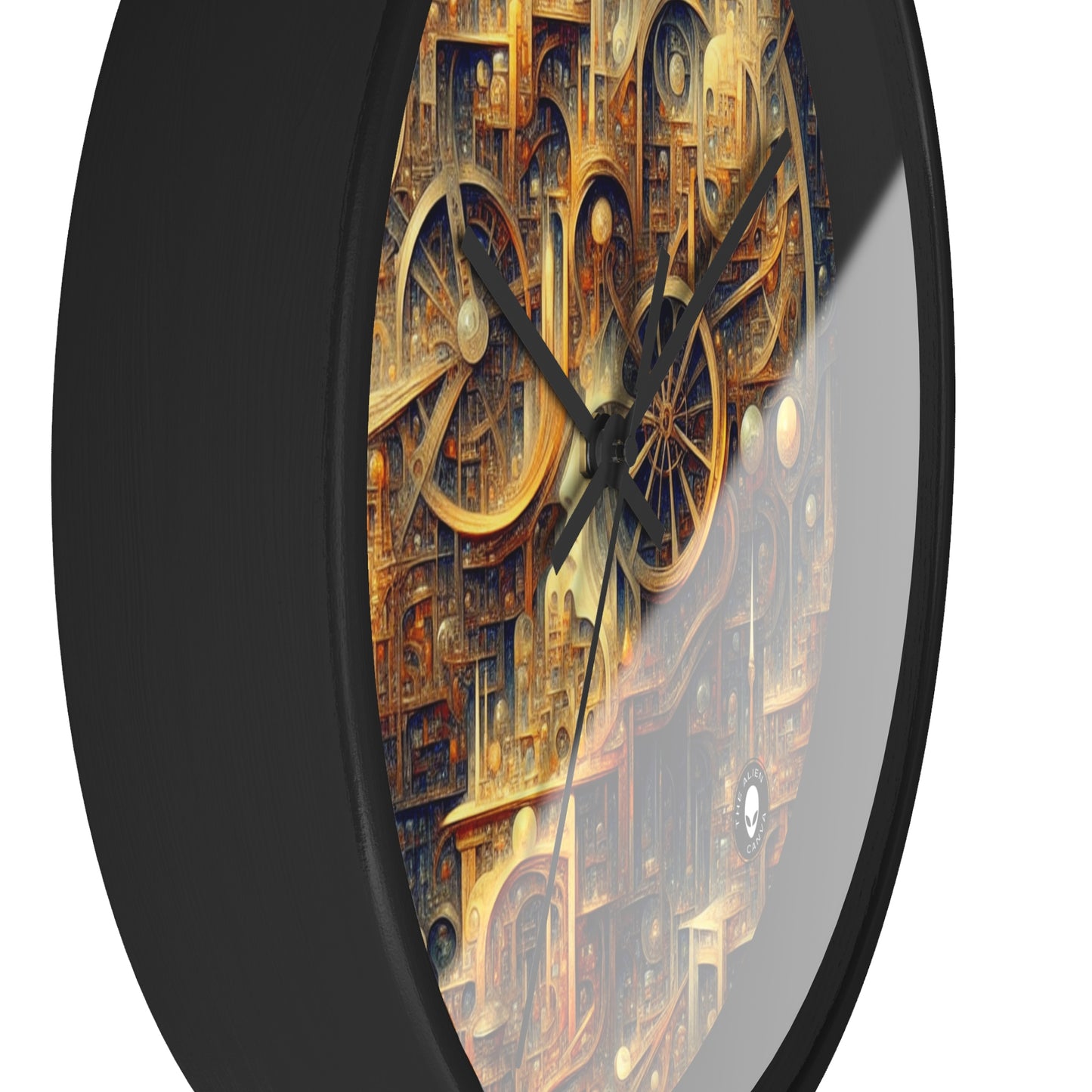 "Unity in Vibrant Harmony: An Abstract Metaphysical Exploration" - The Alien Wall Clock Metaphysical Art