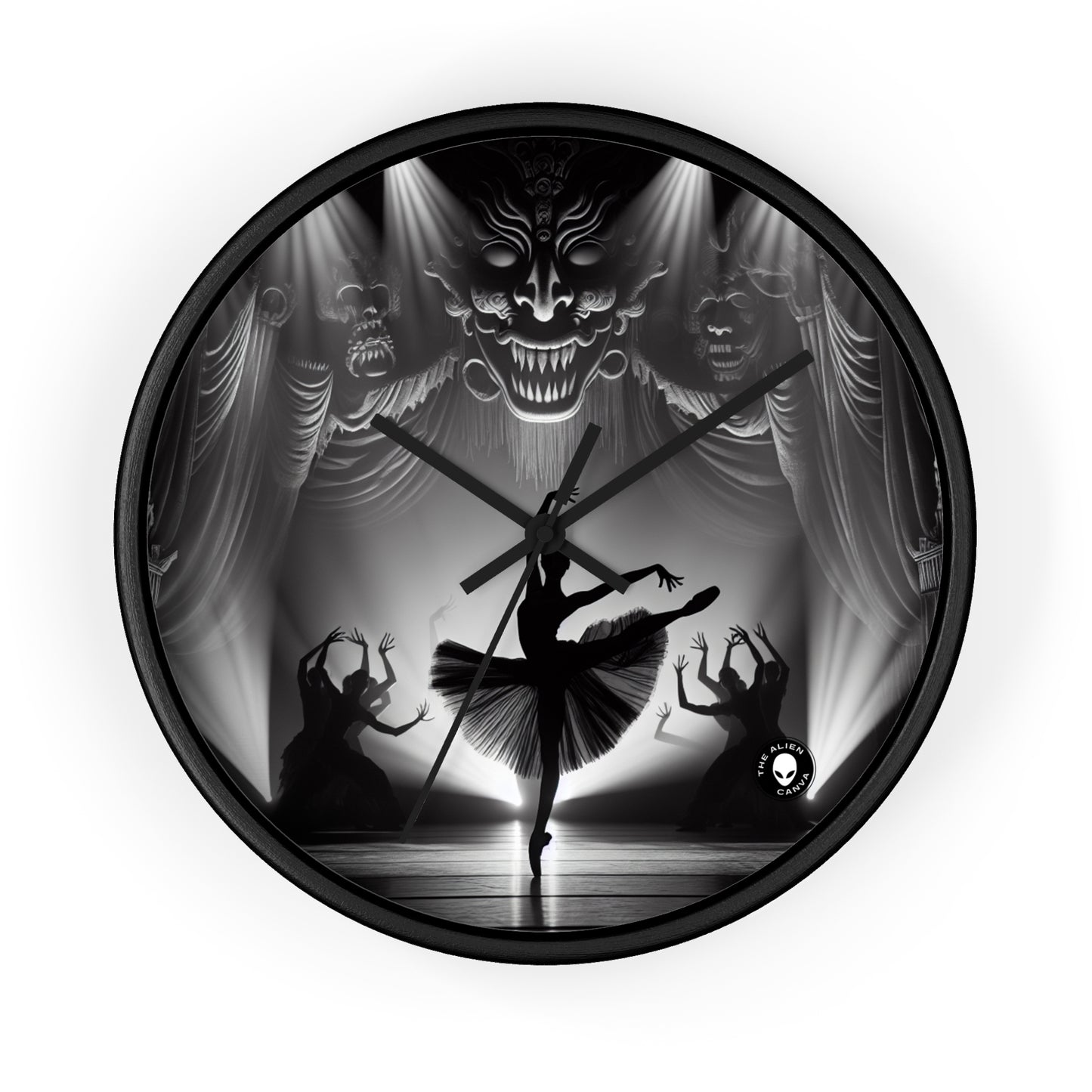 "Dance in the Spotlight". - The Alien Wall Clock