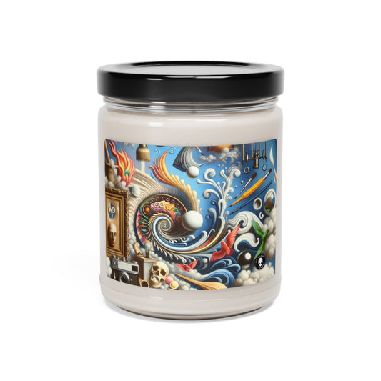 "Temporal Meltdown: Surreal Landscape" - The Alien Scented Soy Candle 9oz Surrealism