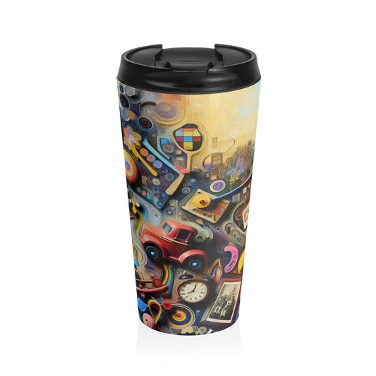 "Memory Lane: A Nostalgic Journey Through Time" - The Alien Stainless Steel Travel Mug