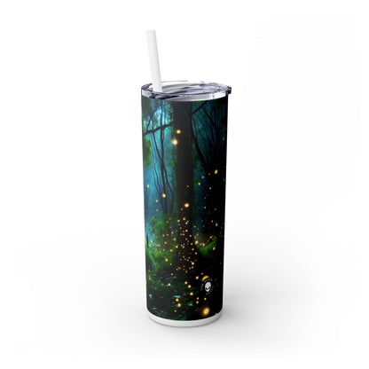 "Enchanted Night" - The Alien Maars® Skinny Tumbler with Straw 20oz