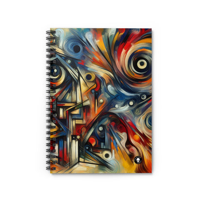 "Tempestuous Majesty" - The Alien Spiral Notebook (Ruled Line) Expressionism