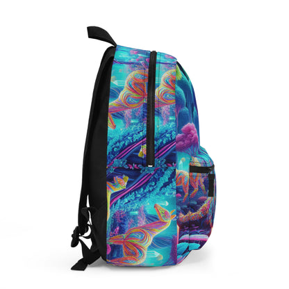 "Glowing Enchantment: Neon Forest" - The Alien Backpack