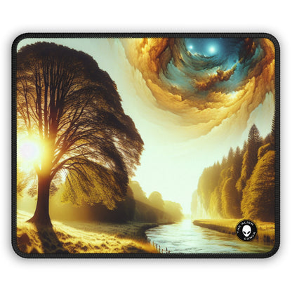 "Rebirth of the Forest: A Recycled Ecosystem" - The Alien Gaming Mouse Pad Environmental Art