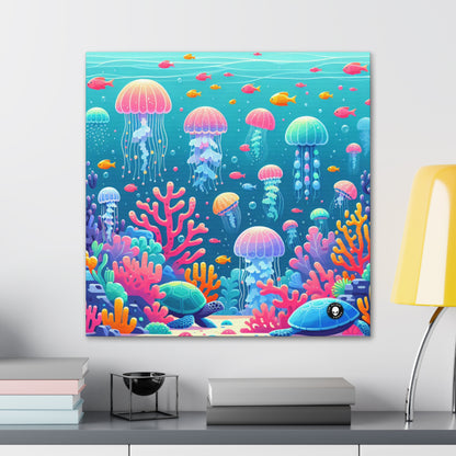 "Enchanting Underwater Symphony" - The Alien Canva