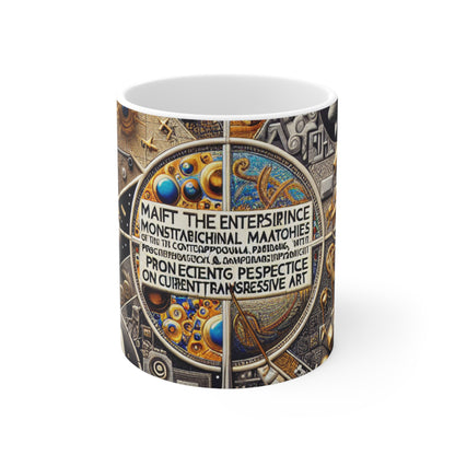 "Transgressive Art: Defying Norms and Expectations" - The Alien Ceramic Mug 11oz Transgressive Art Style