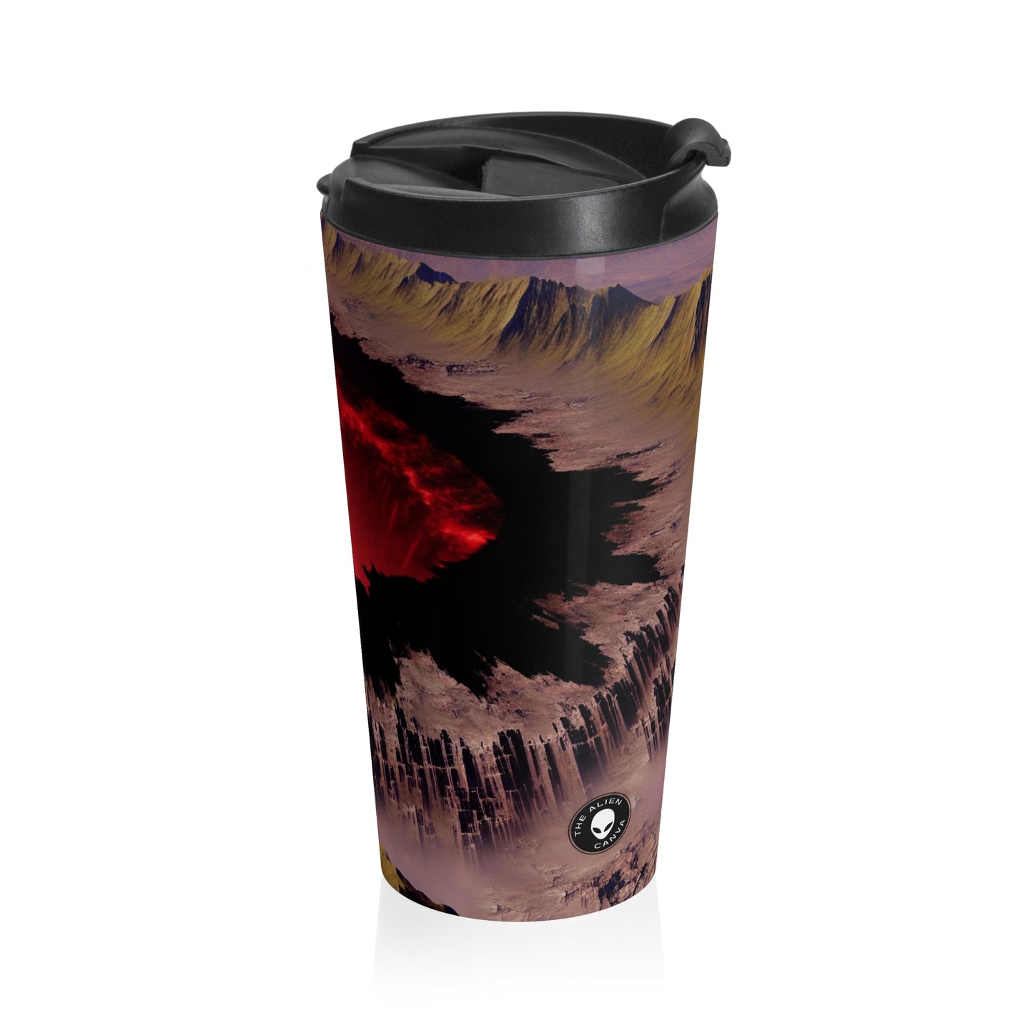 "Fallen Power: The Destruction of the Rings of Power" - The Alien Stainless Steel Travel Mug