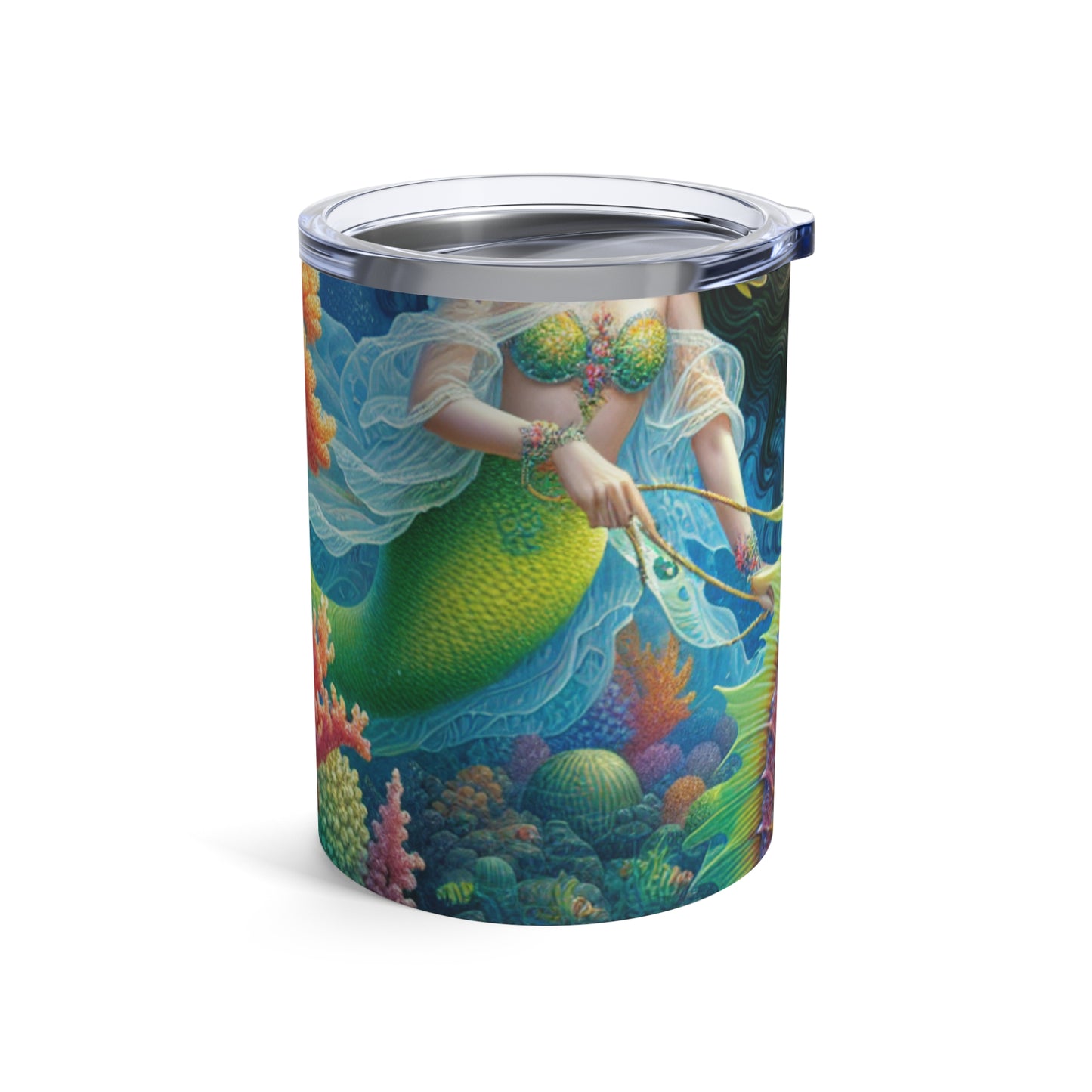 "Mermaid's Magical Coral Ride" - The Alien Tumbler 10oz