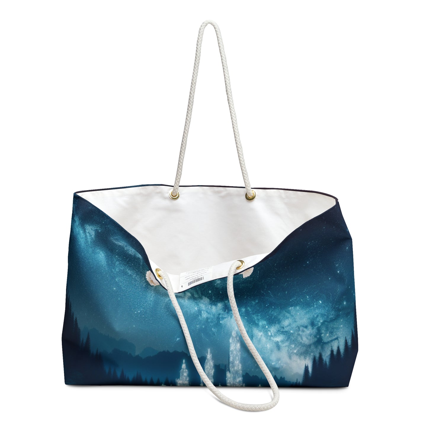 "Crystal Grove: Starlit Reflections" - The Alien Weekender Bag